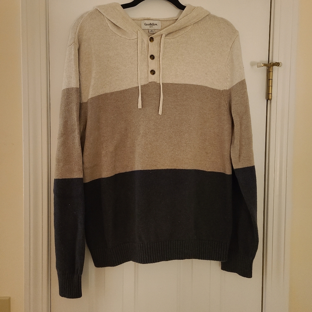 Goodfellow Sweatshirt Colorblocked with Buttons